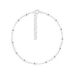 Wholesale 925 Sterling Silver Ball Plain Bracelet