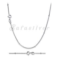 Wholesale 925 Sterling Silver Curb Ball Beads Chain