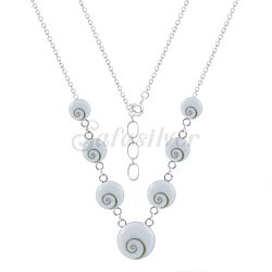 Wholesale 925 Sterling Silver Round Shiva Necklace