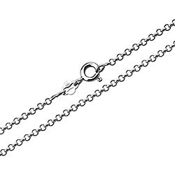 wholesale 925 Sterling Silver Small Rollo Round Cable Chain