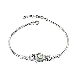 Wholesale 925 Sterling Silver Seahorse  Shiva Eye Bracelet