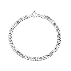 Wholesale 925 Sterling Silver Line Chain Plain Bracelet