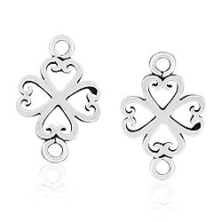 Wholesale 925 Sterling Silver Clover Leave Charm
