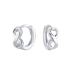 Wholesale 925 Sterling Silver Infinity Plain Hoop Earring