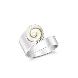 Wholesale 925 Sterling Silver Slit Design Shiva Eye Ring