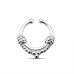 Wholesale Silver Ball Beads Nose Piercing Septum