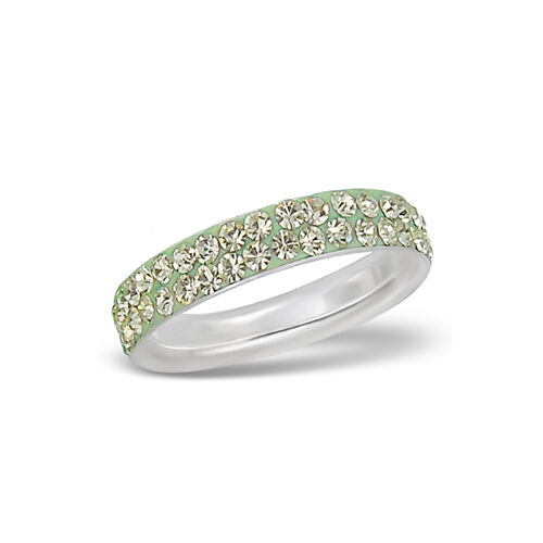 Crystal cheap eternity ring