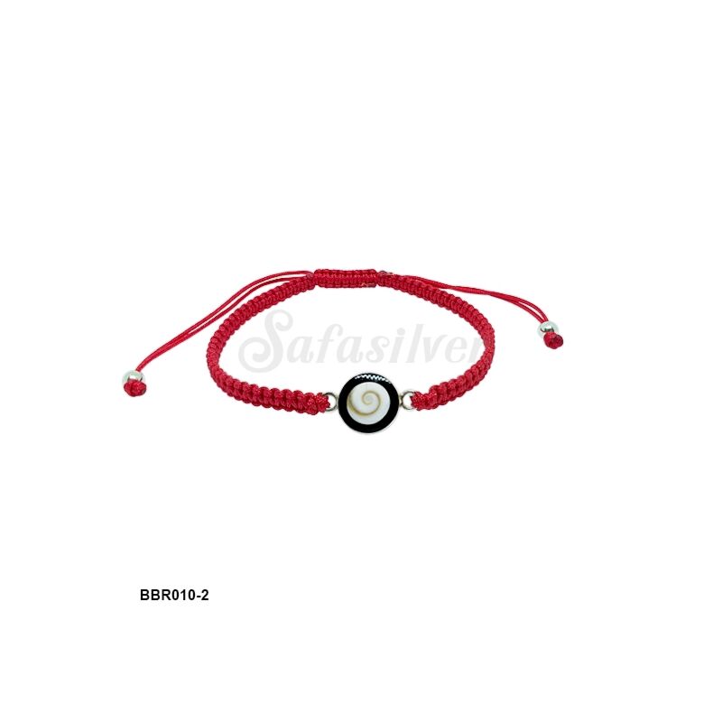 Black Cord Bracelet - Round