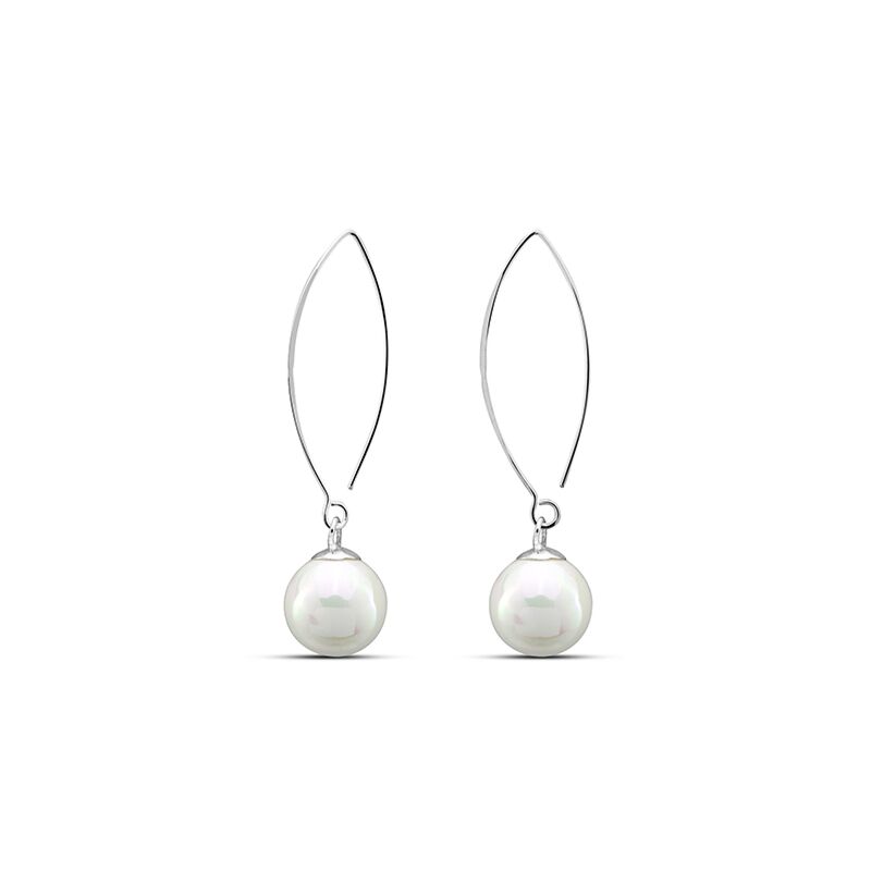 Wholesale Sterling Silver Shell Pearl Earrings | Safasilver