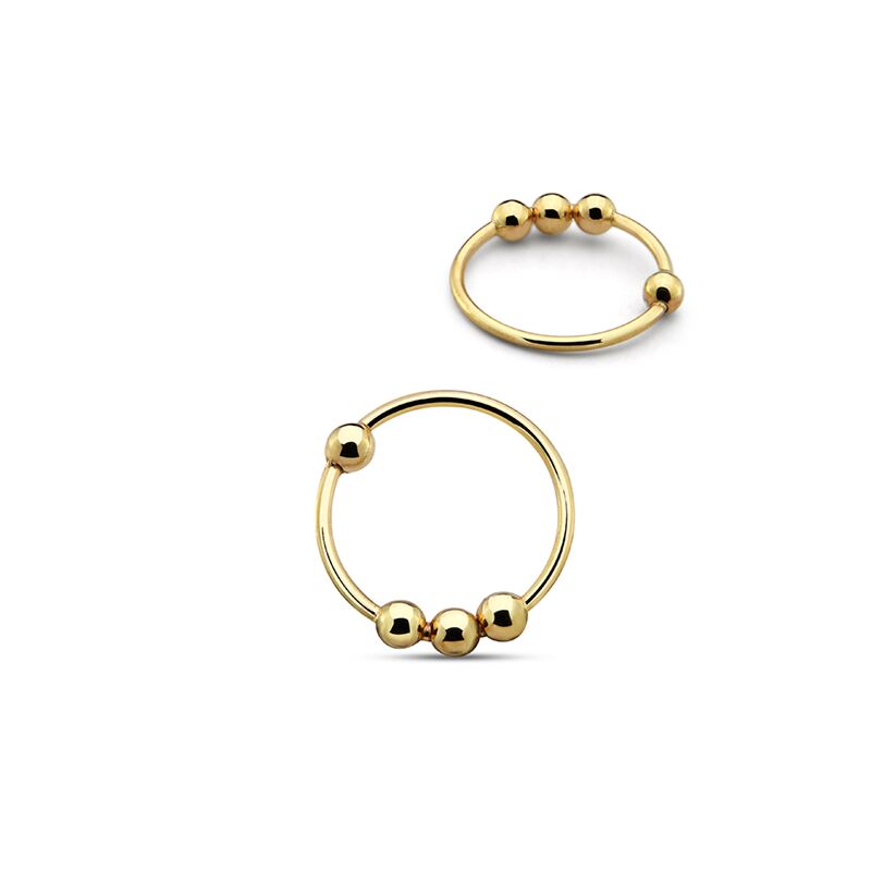 THANU'S CRAFT Rose Gold Crystal Stone Nose pin Ring Bali Preesing Piercing  For Women & Girls Crystal Gold-plated Plated Metal Nose Ring Price in India  - Buy THANU'S CRAFT Rose Gold Crystal