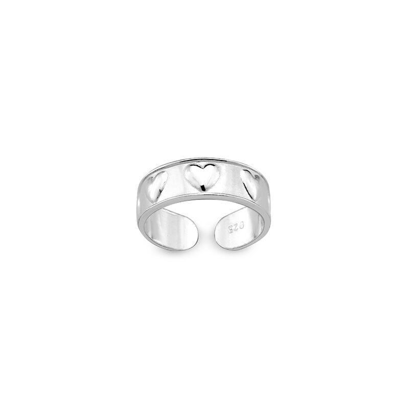Sterling Silver Toe Ring. Spiral Coil Plain Toe Ring. (STR003) - Abhika  Jewels