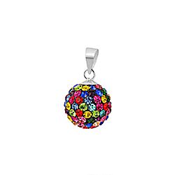 Wholesale 925 Sterling Silver Ball Crystal Pendant