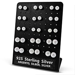 Wholesale 925 Sterling Silver Disco Ball Pairs Display Stand