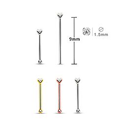 1.5MM ROUND CZ NOSE STUD