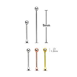 Wholesale Silver Nose Stud Ball Nose Stud