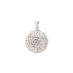 Wholesale 925 Sterling Silver Ball Crystal Pendant