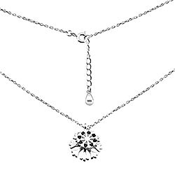 Wholesale Sterling Silver Snow Flake Necklace with Pendant