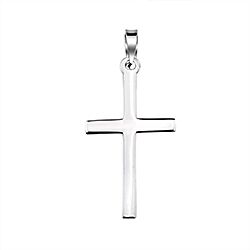 Wholesale 925 Sterling Silver Christian Cross Plain Pendant
