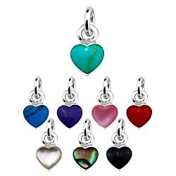 Wholesale 925 Sterling Silver Heart Shape Charm