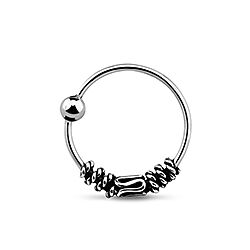 Wholesale 925 Sterling Silver Nose Piercing Hoops