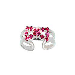 Wholesale 925 Sterling Silver Bow Prong Toe Ring

