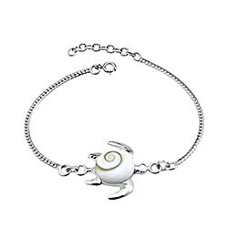 Wholesale 925 Sterling Silver Turtle Shiva Eye Bracelet