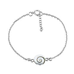 Wholesale 925 Sterling Silver 14mm Round  Shiva Eye Bracelet