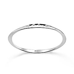 Sterling Silver Flat Plain Bangle Bracelet