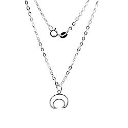 Wholesale Silver 925 Geometric Moon Chain with Pendant