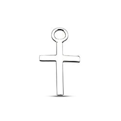 Wholesale Sterling Silver Plain Cross Charms 
