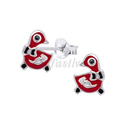 Wholesale 925 Sterling Silver Duck Kids Stud Earrings