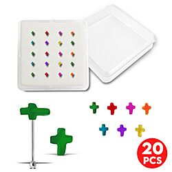 Cross Nose studs, Enamel nose studs  Wholesale