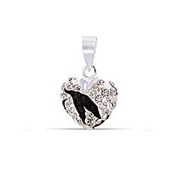 Wholesale 925 Sterling Silver Zebra Crystal Pendant