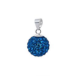 Wholesale 925 Sterling Silver Ball Crystal Pendant