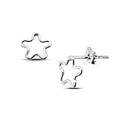Wholesale 925 Silver Star Shape Stud Earring