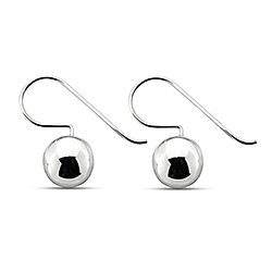 Wholesale 925 Sterling Silver Ball 10mm Plain Earring

