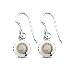 Wholesale Silver Shiva Shell Earring