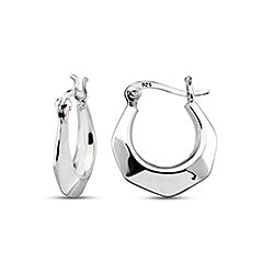Wholesale 925 Sterling Silver Modern Oval Plain Hoop Earring