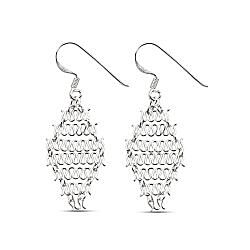 Wholesale 925 Sterling Silver Hand Made Plain Earring
