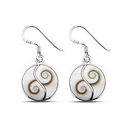 Wholesale 925 Sterling Silver Yin Yang Shiva Eye Earrings