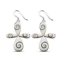 Wholesale 925 Sterling Silver Teardrops Shiva Eye Earrings