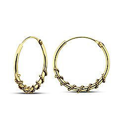 Wholesale Silver Gold Plated Wire Wrap Round Earring