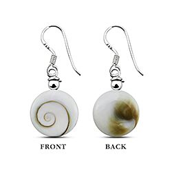 Wholesale 925 Sterling Silver 10mm Ball Fish Hook Shiva Eye Earrings