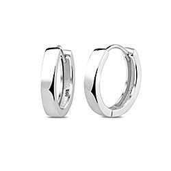 Wholesale Sterling Silver 20mm Plain Hoop Earrings