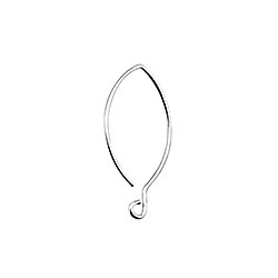 Wholesale 925 Sterling Silver Long Hook Earring Finding 