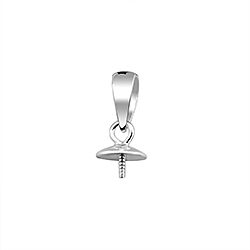 Wholesale 925 Sterling Silver 4mm Pendant Bail Finding 