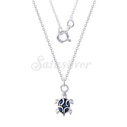 Wholesale 925 Sterling Silver Turtle Kids Necklaces