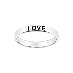 Wholesale Sterling Silver Love Band Plain Ring