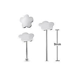 Flower Nose Stud, Silver Nose Stud Wholesale