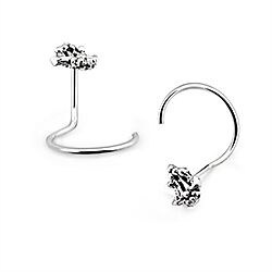 Wholesale 925 Sterling Silver Oxidized Nose Screw